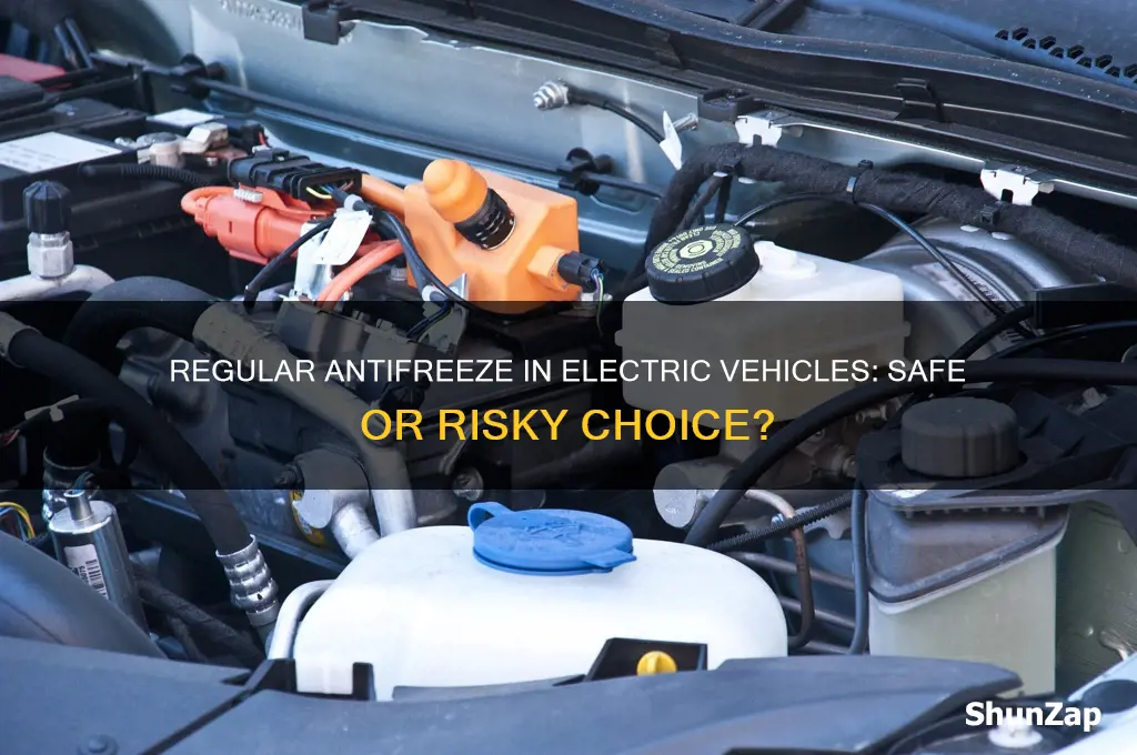can i use regular antifreeze on electric prous