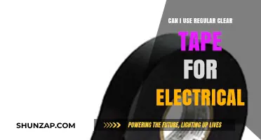 Is Regular Clear Tape Safe for Electrical Repairs? Find Out Now