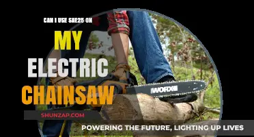 Using SAE25 Oil: Safe for Your Electric Chainsaw Maintenance?