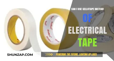 Sellotape vs. Electrical Tape: A Safe Alternative or Risky Choice?