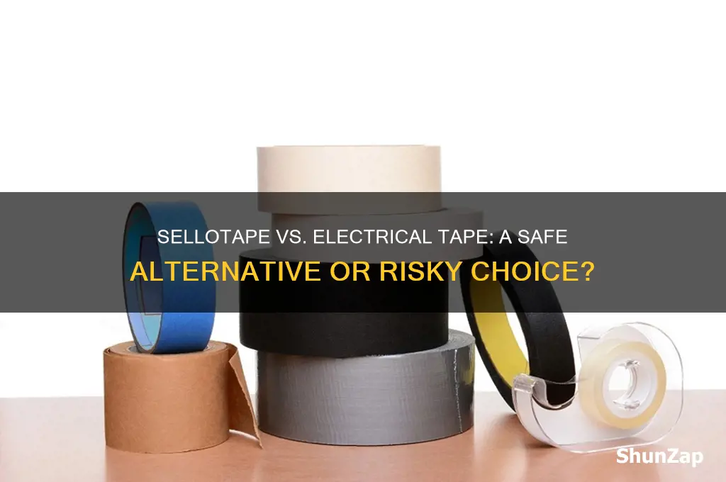 can i use sellotape instead of electrical tape