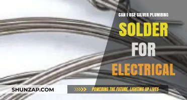 Using Silver Plumbing Solder for Electrical Work: Safe or Risky?