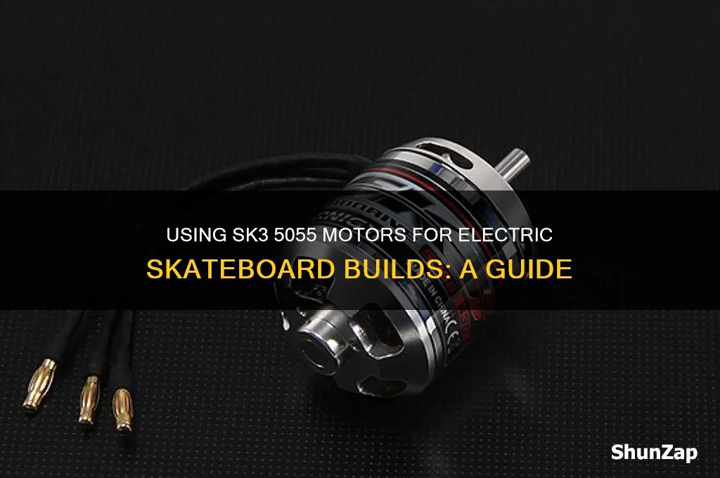 can i use sk3 motor 5055 electric skateboard