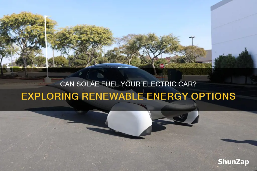 can i use solae to power my electric car