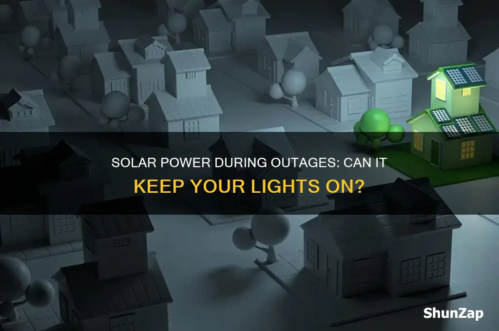 can i use solar electric in power outage