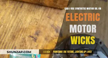 Synthetic Motor Oil for Electric Motor Wicks: Safe or Risky?
