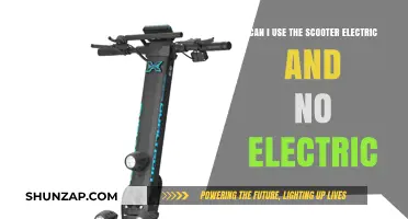 Electric or Not: Exploring Dual-Mode Scooter Versatility and Usage Options