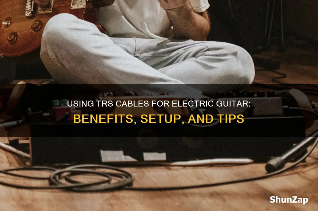 can i use trs for electric guitar