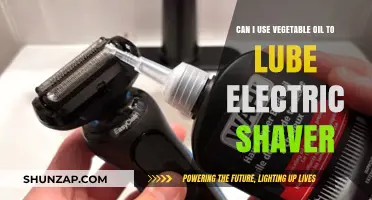 Vegetable Oil as Electric Shaver Lube: Safe or Risky?