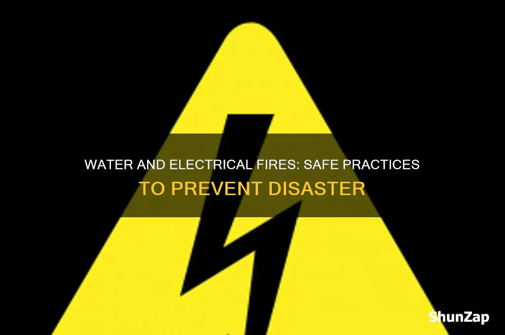 can i use water on an electrical fire