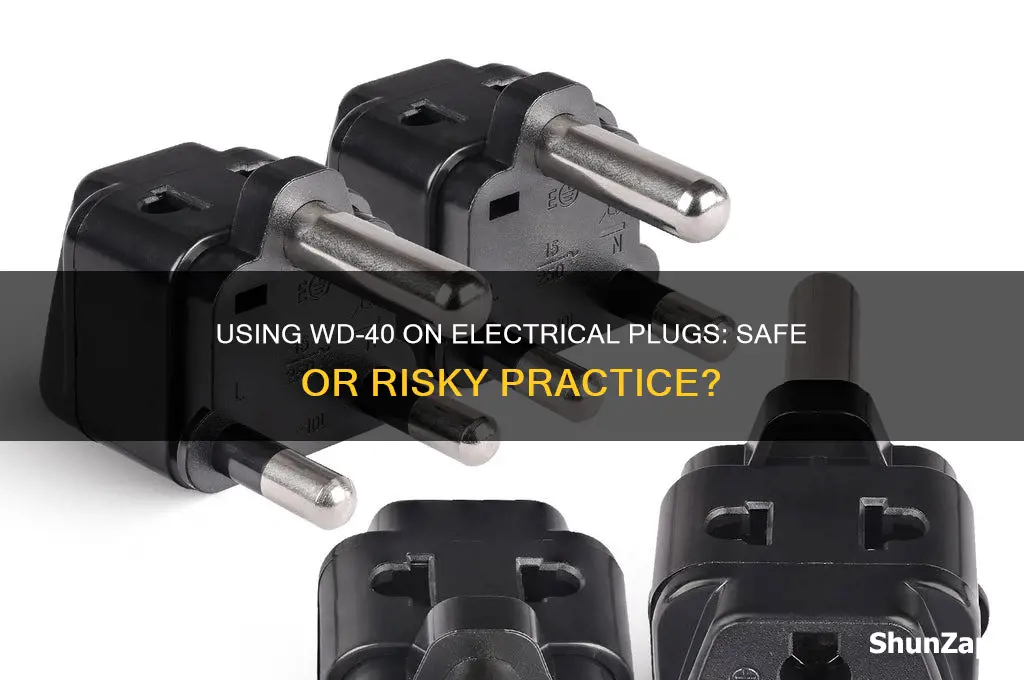 can i use wd-40 on electrical plugs