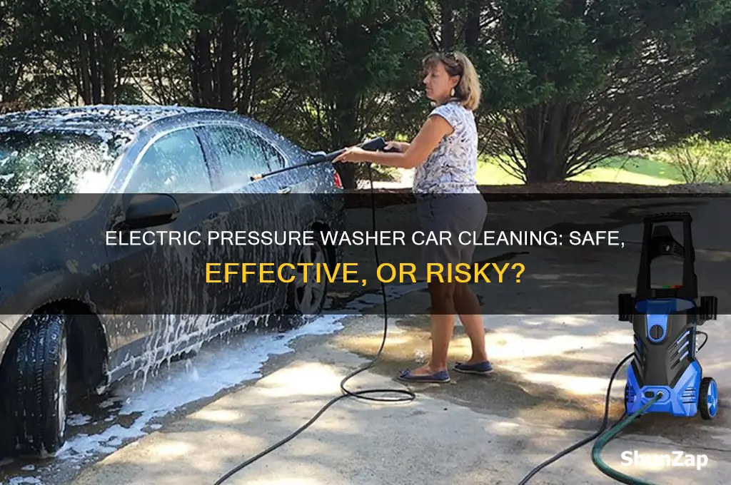 can i wash a car with an electric pressure wawher