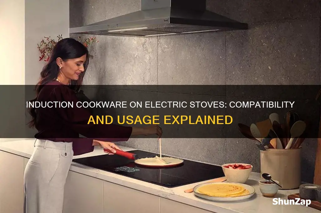 can induction cookware be used on electric stove