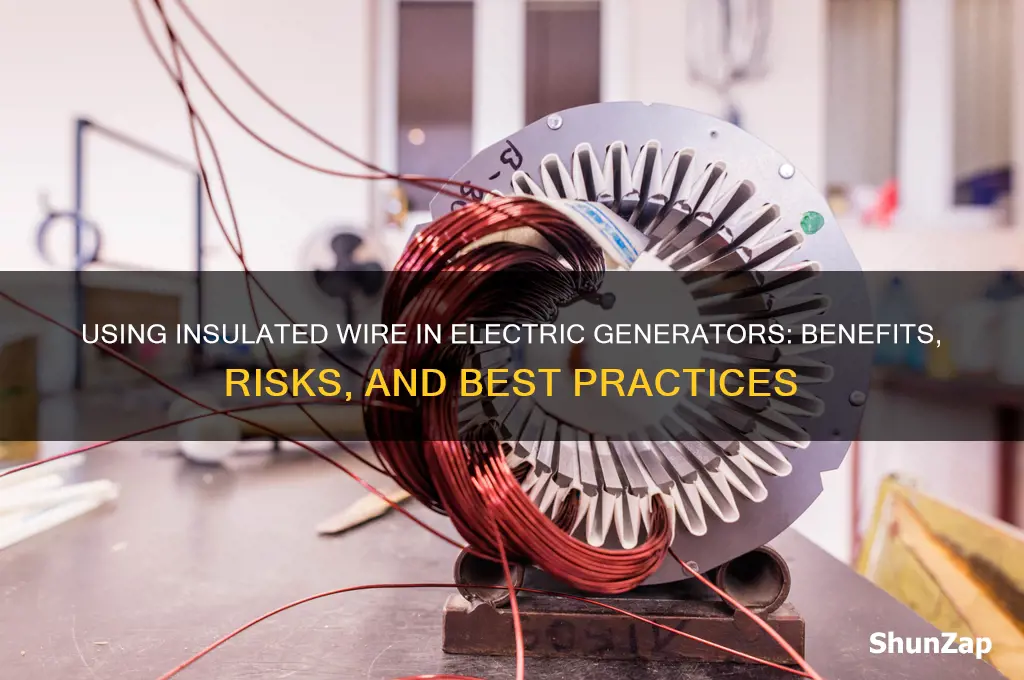 can insulated wire be used for electric generator