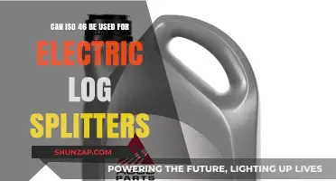 Using ISO 46 Hydraulic Oil in Electric Log Splitters: A Guide