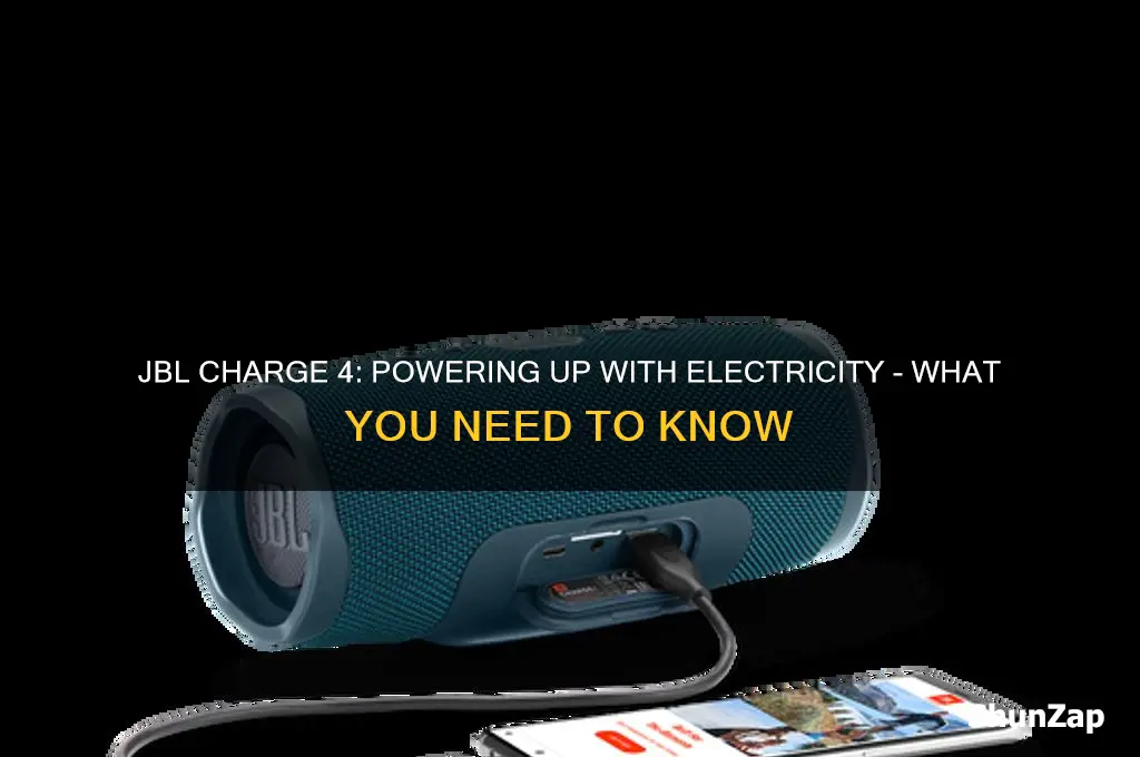 can jbl charge 4 use electricity