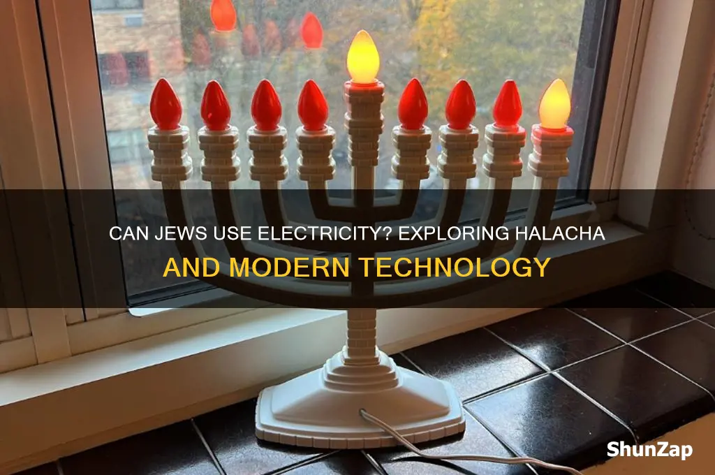 can jews use electricity