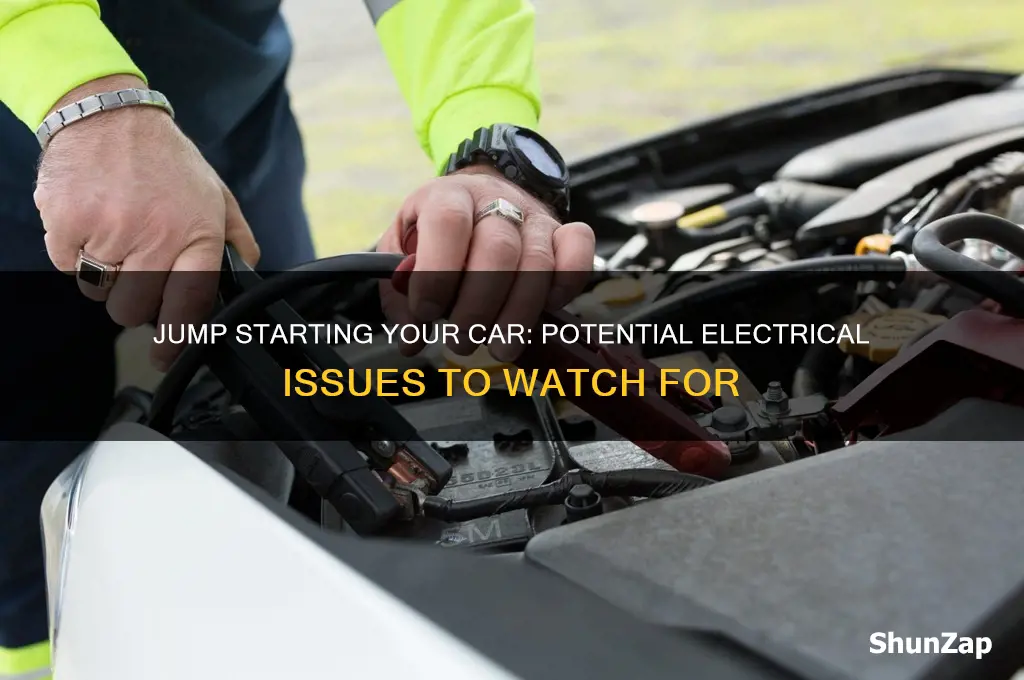 can jump starting a car cause electrical problems
