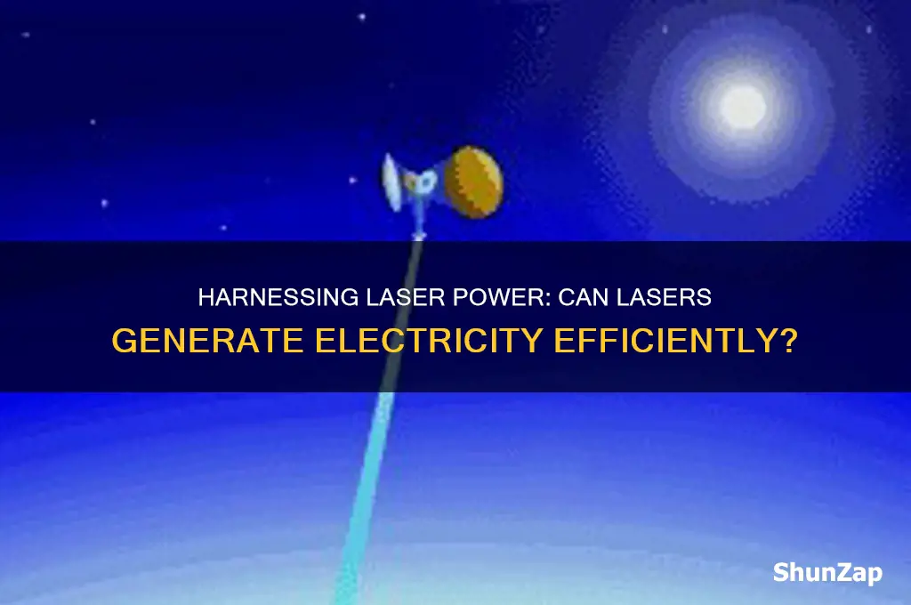 can lasers be use for electricity