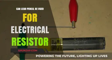 Can Lead Pencils Function as Electrical Resistors? Exploring the Possibility