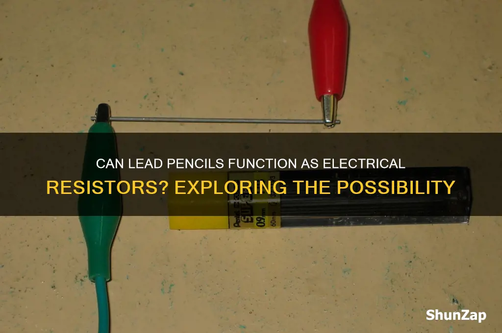 can lead pencil be used for electrical resistor