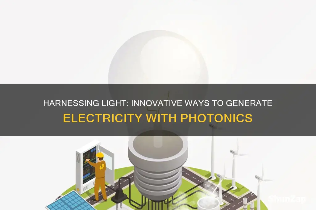 can light be used to generate electricity