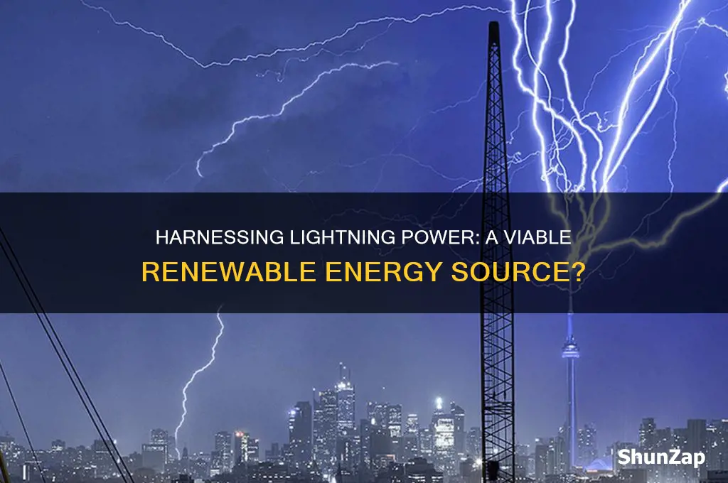can lightning be used as a source of electricity
