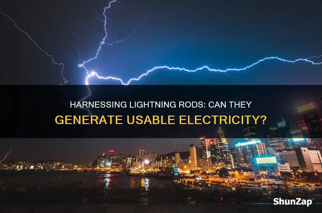 can lightning rods be used for electricity