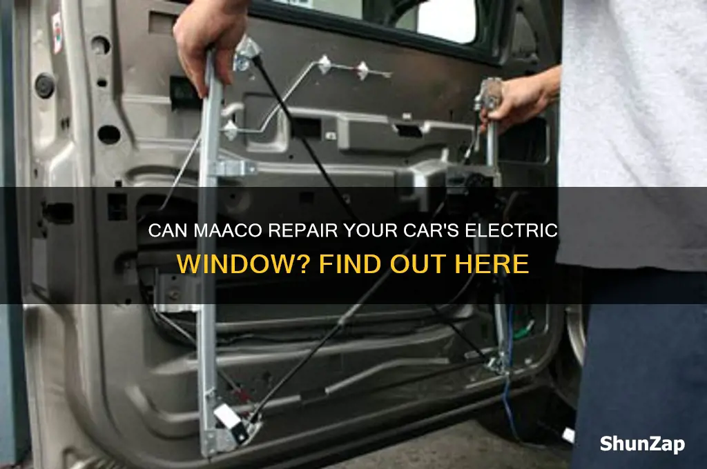 can maaco fix electric window on car