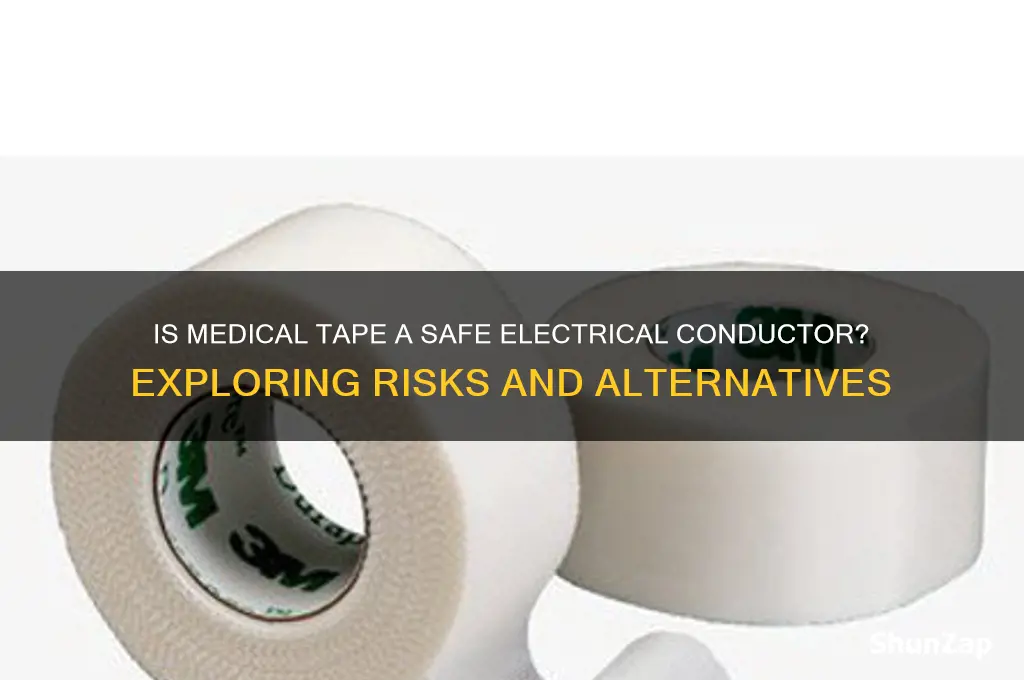 can medical tape be used as an electrical conductor