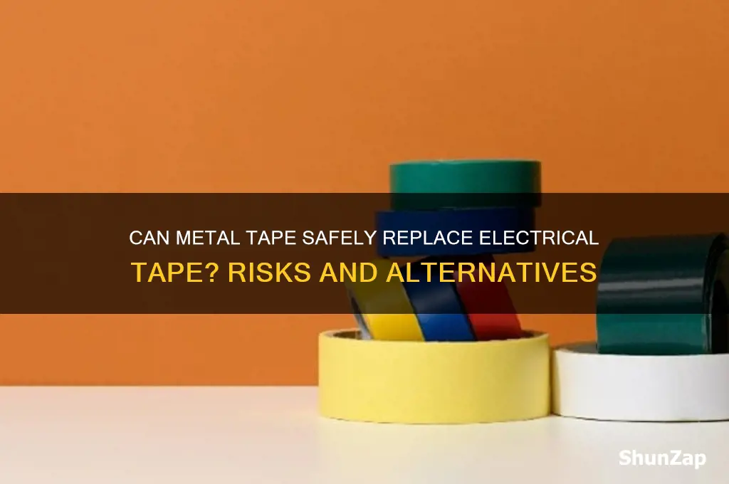 can metal tape be used as electrical tape