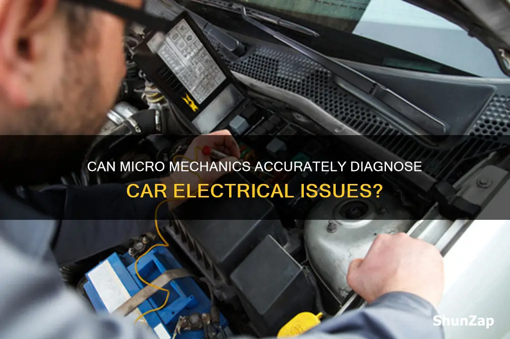 can micro mechanic diagnose electrical problems in a car