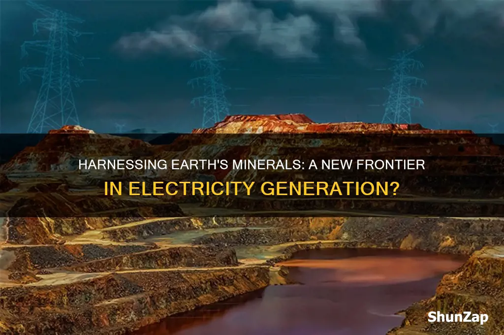 can minerals be used to generate electricity
