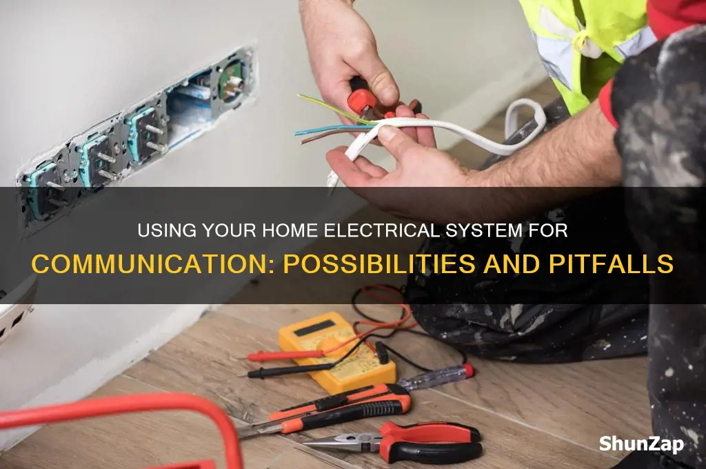 can my home electrical system also be used for comunications