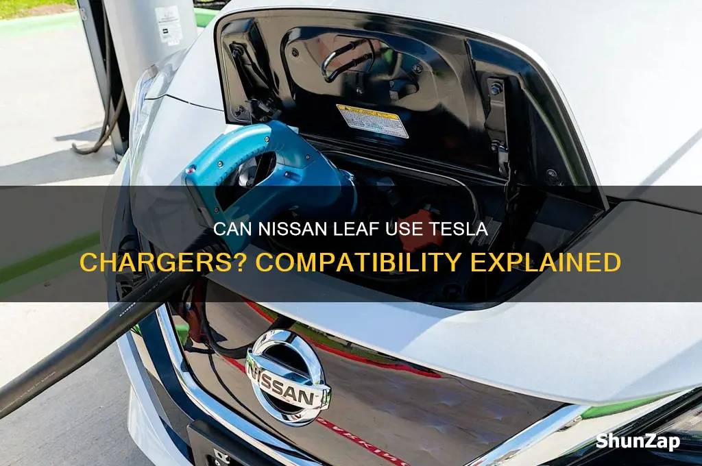 can nissan leaf electric use a tesla charger