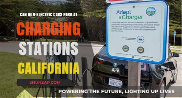 Can Gas-Powered Cars Park at California EV Charging Stations?