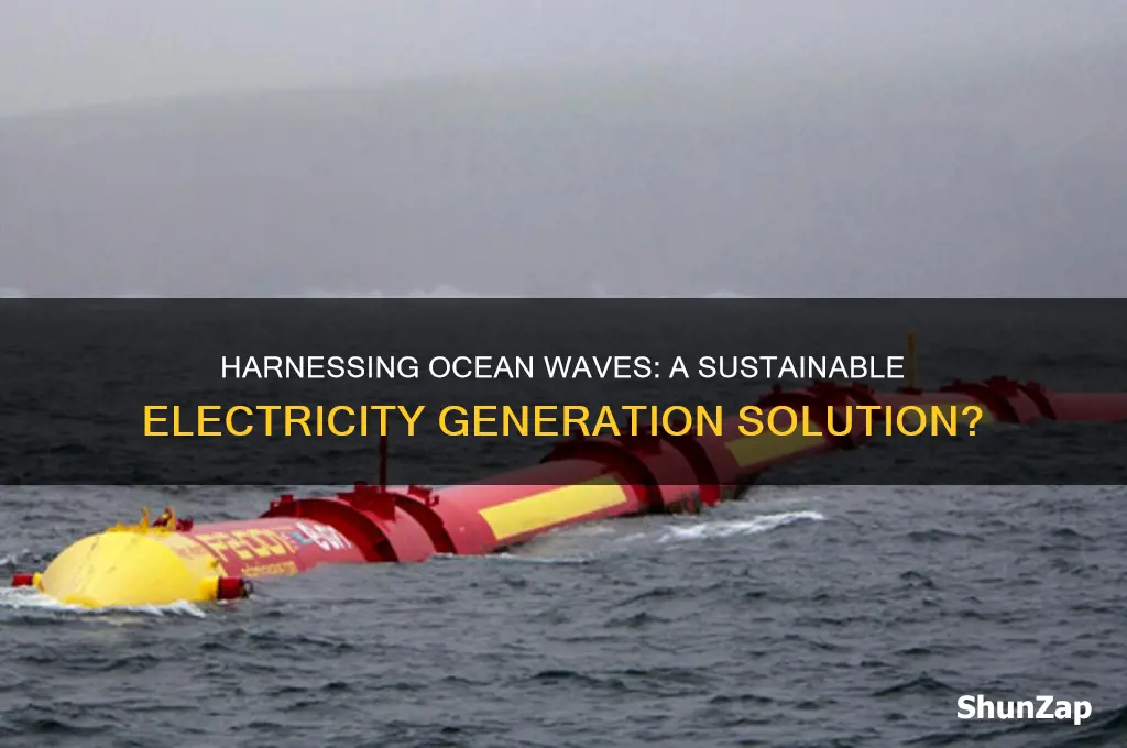 can ocean waves be used to generate electricity