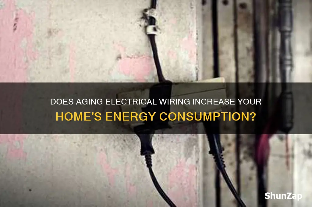 can old wiring use more electricity