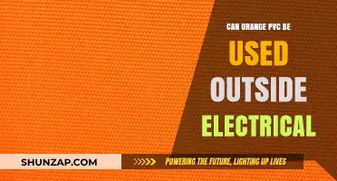 Using Orange PVC Outdoors: Electrical Safety and Alternative Applications