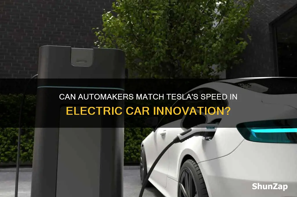 can other automakers make fast electric cars like tesla