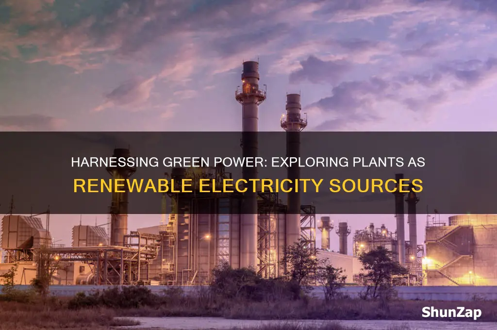 can plants be used to generate electricity