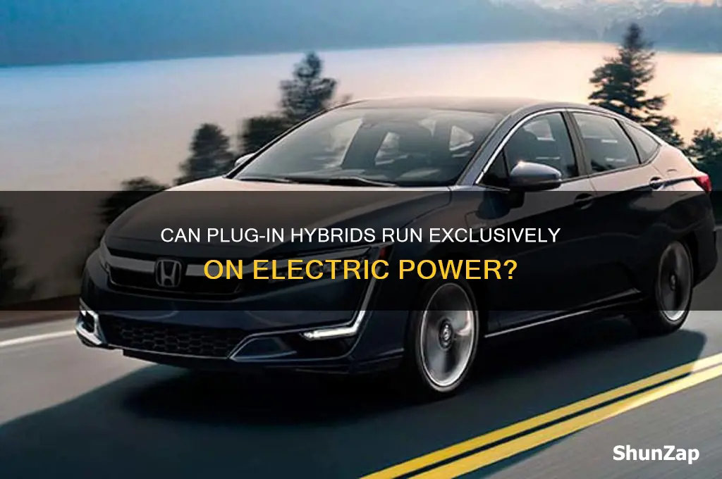 can plug in hybrid use electric only