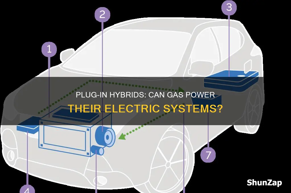 can plug in hybrid use gas to generate electricity
