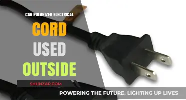 Can Polarized Electrical Cords Be Safely Used Outdoors?