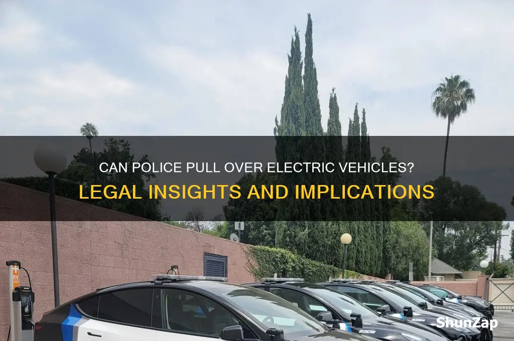 can police stop electric cars