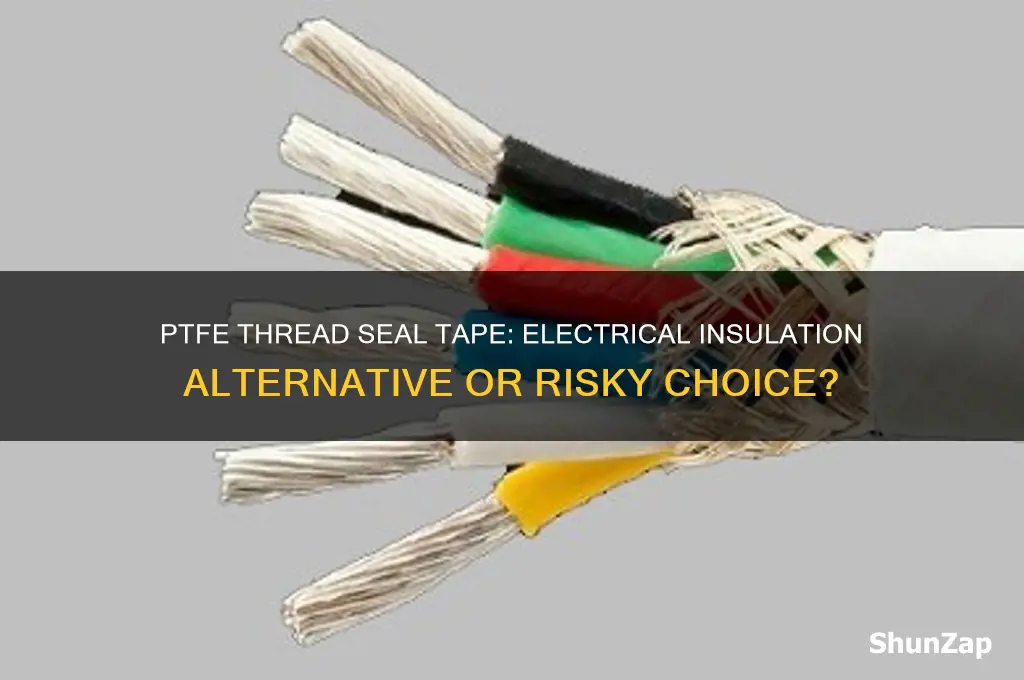 can ptfe thread seal ne used as electrical tape