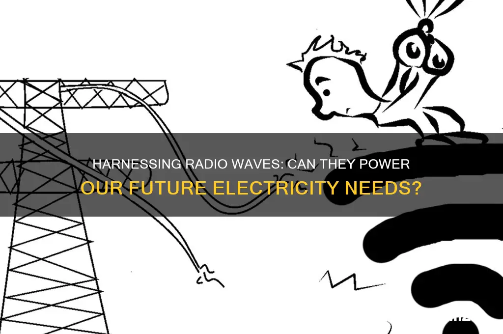 can radio waves be used to generate electricity