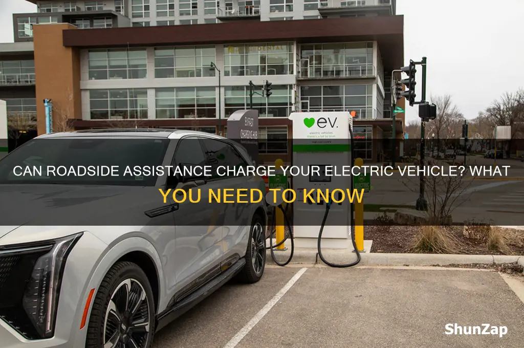 can roadside assistance charge an electric car
