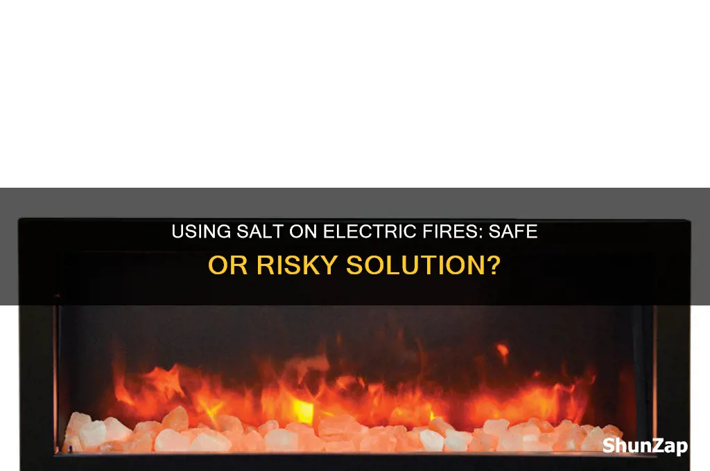 can salt be used on electric fire