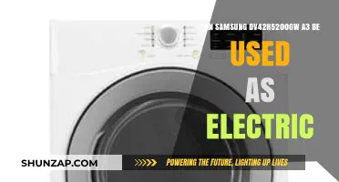 Samsung DV42H5200GW/A3: Electric Dryer Usage Explained